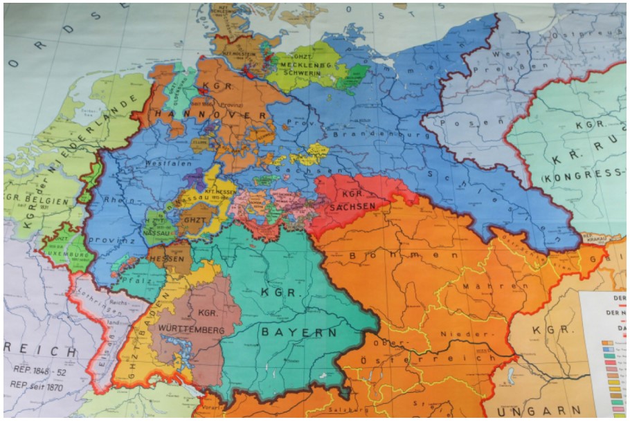 1800 Germany Map